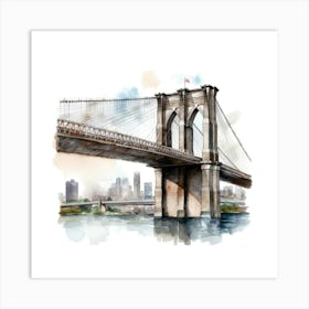 Brooklyn Bridge Art Print