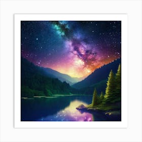 Galaxy Wallpaper 40 Art Print