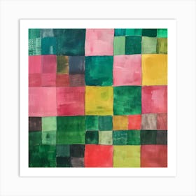 Squares 27 Art Print