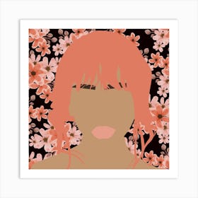 Flower Girl Poses (8) Art Print