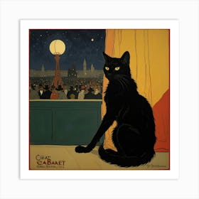 Default Chat Noir Cabaret Thophilealexandre Steinlen Art 2 Art Print