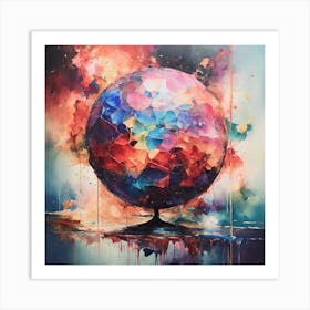 Abstract Sphere Art Print