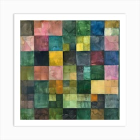 Squares 24 Art Print