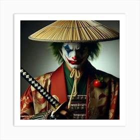 Asian Clown Art Print