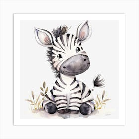 Zebra Art Print