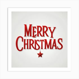 Merry Christmas 7 Art Print