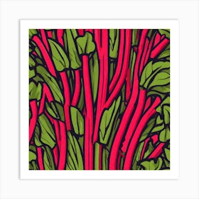 Beetroot Seamless Pattern Art Print