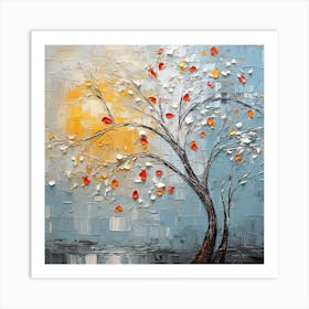 Tree In The Sun Art Print