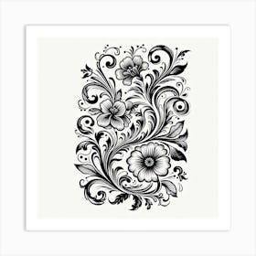 Floral Design 1 Art Print