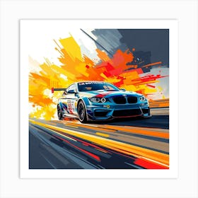 Bmw M3 Gt 1 Art Print