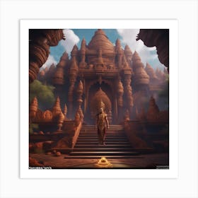 Buddhist Temple Art Print