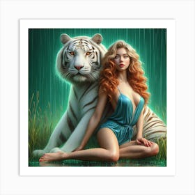 White Tiger 37 Art Print