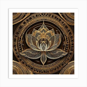 Lotus 5 Art Print