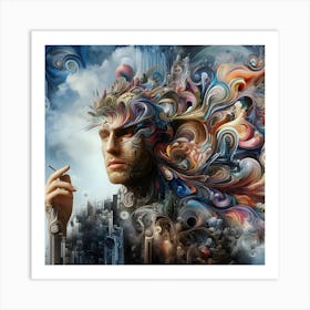 Psychedelic Art 4 Art Print