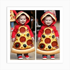 Baby In Food Costume 3 Art Print