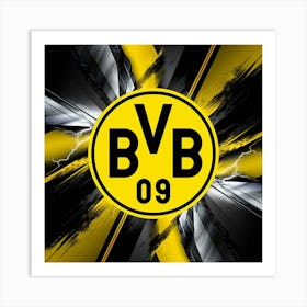 Borussia Dortmund Logo Wall Art 14 Art Print