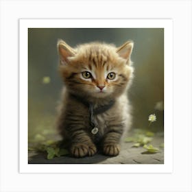 Little Kitten Art Print