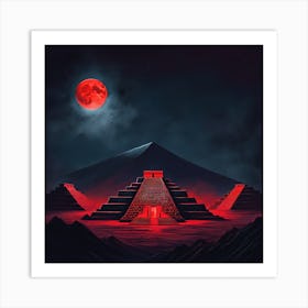 Pyramids Of Mexico Art Print