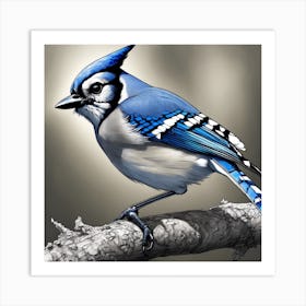 Blue Jay Art Print