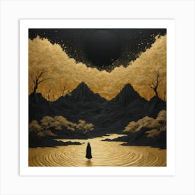 'Golden River' Art Print