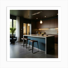 Modern Kitchen 3 Art Print