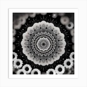 Mandala Art AI 1 Art Print