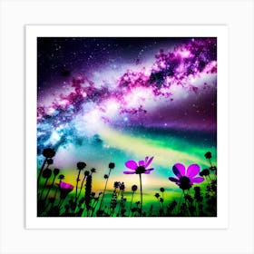 Galaxy Wallpaper 54 Art Print