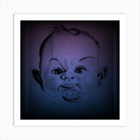 Baby'S Face Art Print