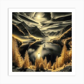 Infrared Painting Art Print