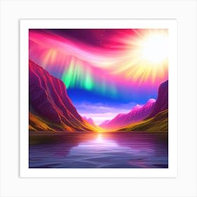 Aurora Angel Art Print