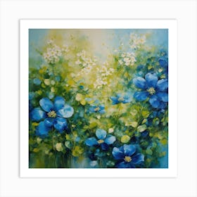 Forget-me-nots 1 Art Print