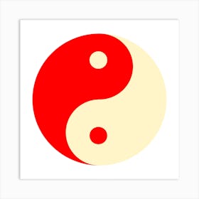 Yin Yang Symbol 30 Art Print