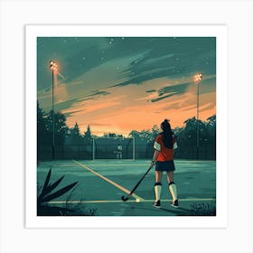 Field Hockey 11 Art Print