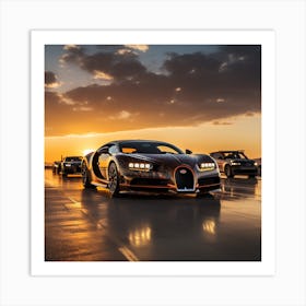 Bugatti Chiron Art Print