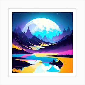 Sky Is Blue Art Print