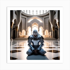 Muslim Knight In Armor Art Print