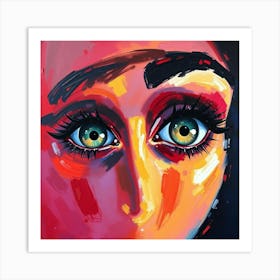 Face Of A Woman 2 Art Print