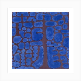 'Blue Square' Art Print