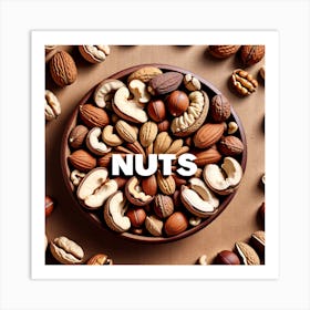 Nuts In A Bowl 5 Art Print