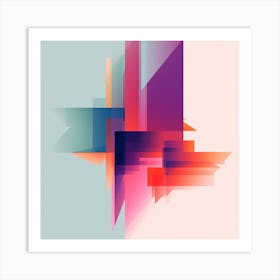 Geometric Desert Art Print