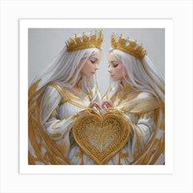 Two Queens Art Print