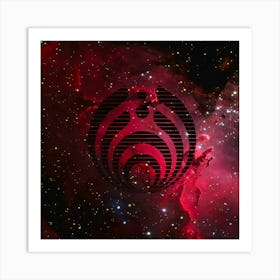 Bassnectar Music Galaxy Nebula Art Print