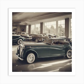 Vintage Car Collection Art Print