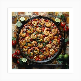 Spanish Paella Art Print