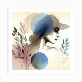 Portrait Of A Woman 21 Art Print