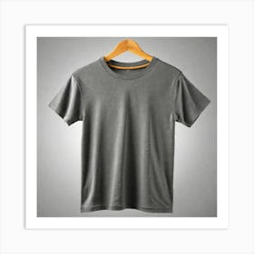 Grey T - Shirt 6 Art Print