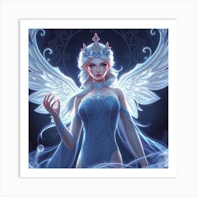 Blue Angel Art Print