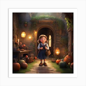 Witch And The Wardrobe Art Print