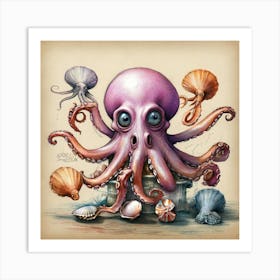 Octopus 71 Art Print