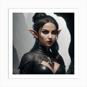 Elven Woman Art Print